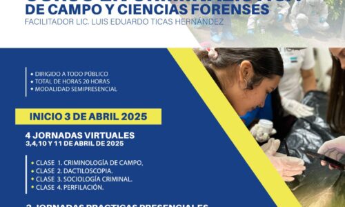 Curso en Criminalística de Campo y Ciencias Forenses